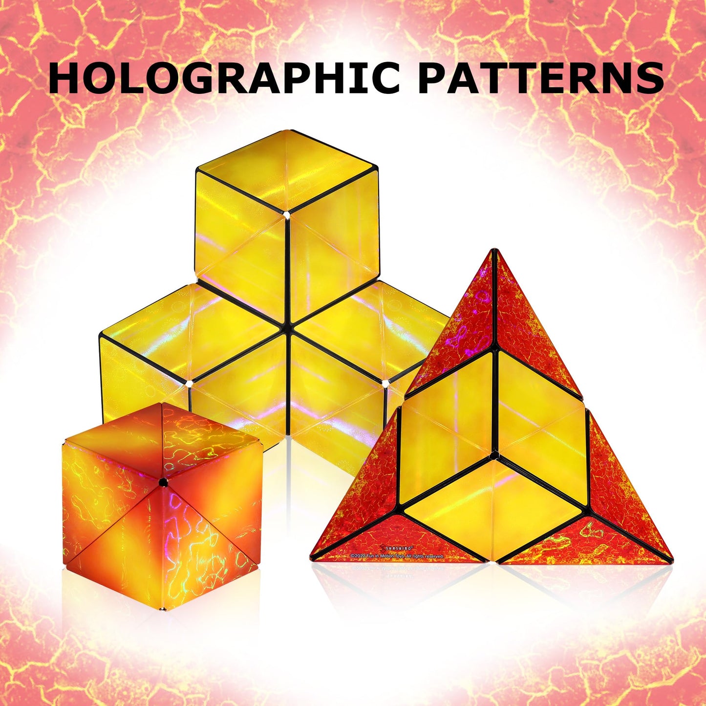 SHASHIBO Shape Shifting Box - Award-Winning Fidget Toy w/ 36 Rare Earth Magnets - Fidget Cube Transforms Into Over 70 Shapes, Sensory Toy Gift for Kids, Teens, and Adults (Vapor)