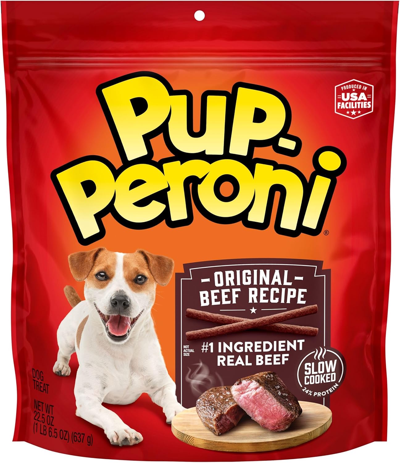 Pup-Peroni Dog Treats, Original Beef Flavor, 38 Ounce, Made with Real Beef