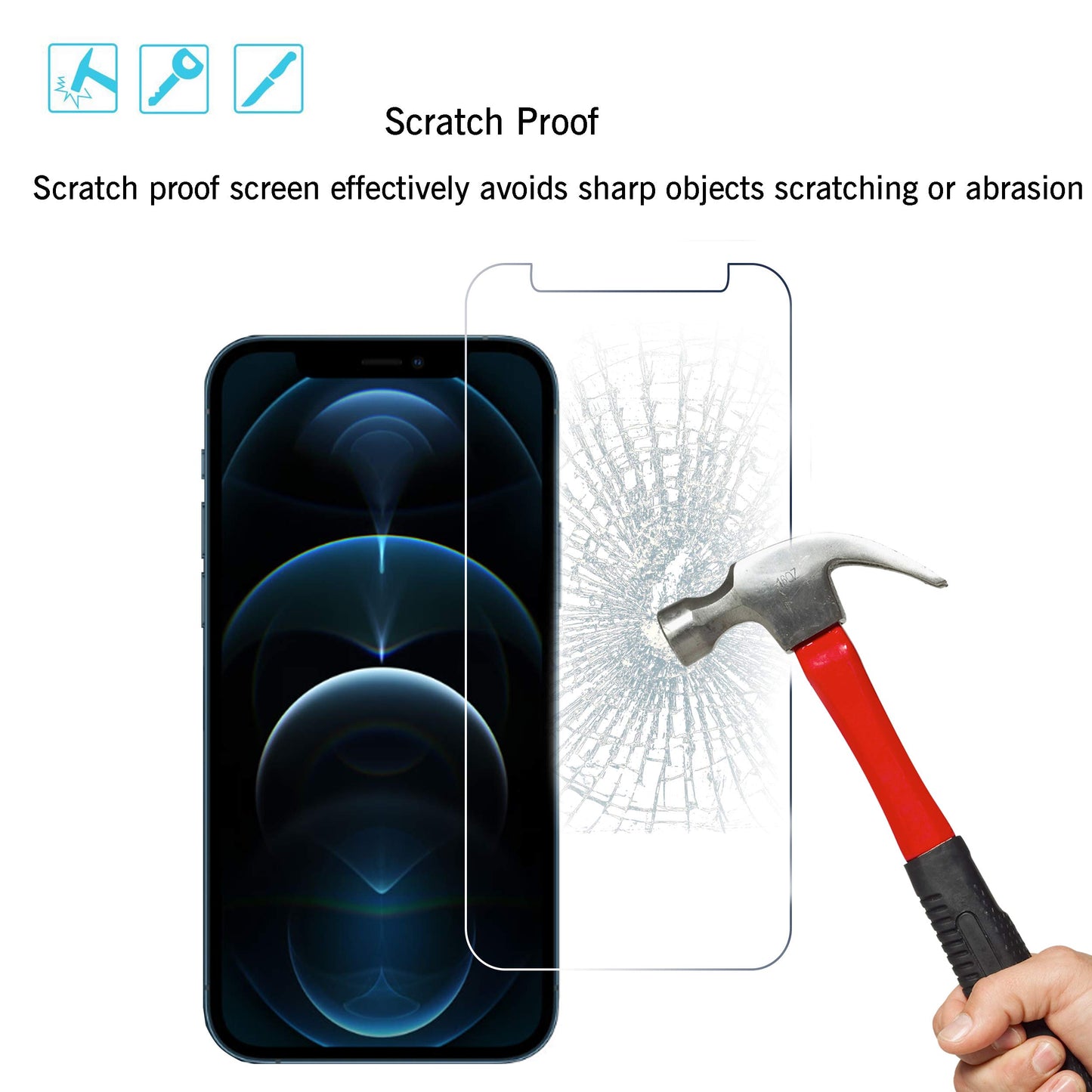 Ailun 3 Pack Screen Protector for iPhone 17 Pro Max [6.9 inch] + 3 Pack Camera Lens Protector with Installation Frame,Dynamic Island Compatible,Case Friendly[Not for iPhone 17/17 Pro/iPhone Air]