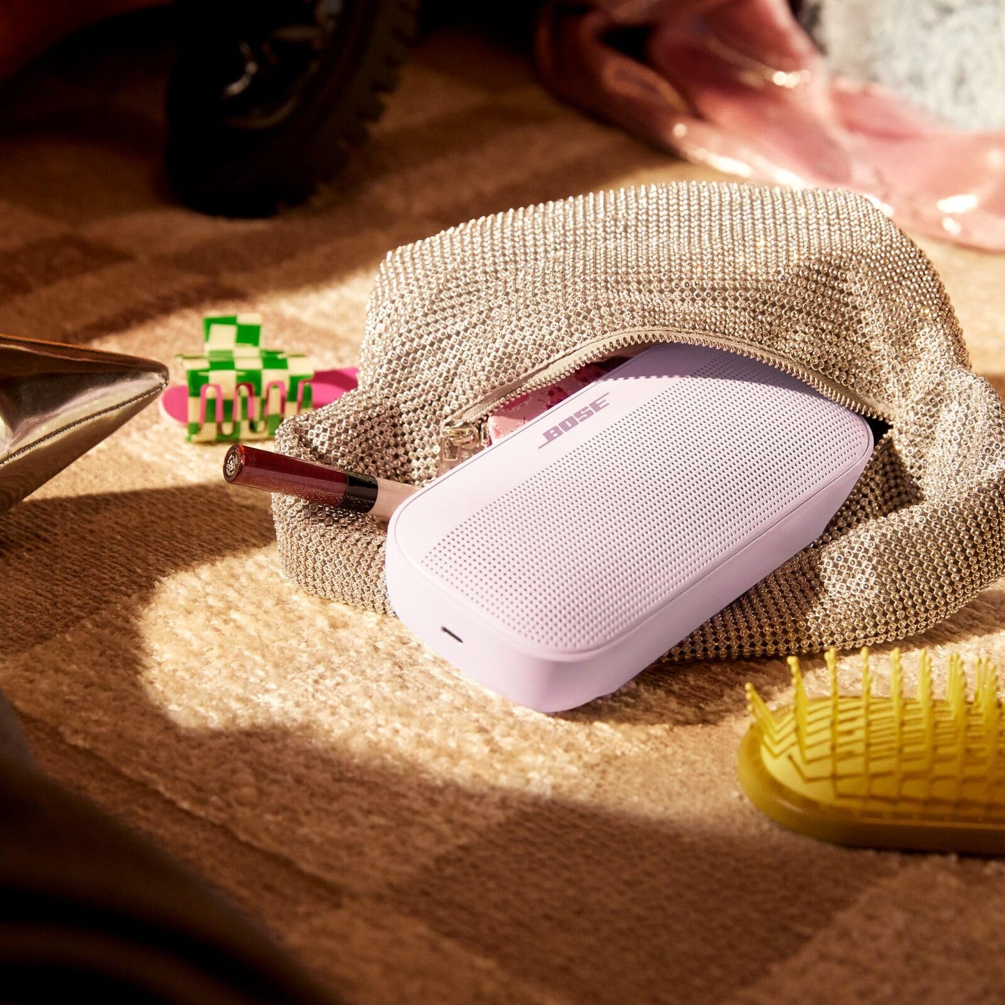 Bose SoundLink Flex Bluetooth Speaker (2nd Gen) - Portable Outdoor Speaker with Hi-Fi Audio, Waterproof and Dustproof, USB-C, Up to 12 Hours Battery Life, Twilight Blue - Limited Edition Color