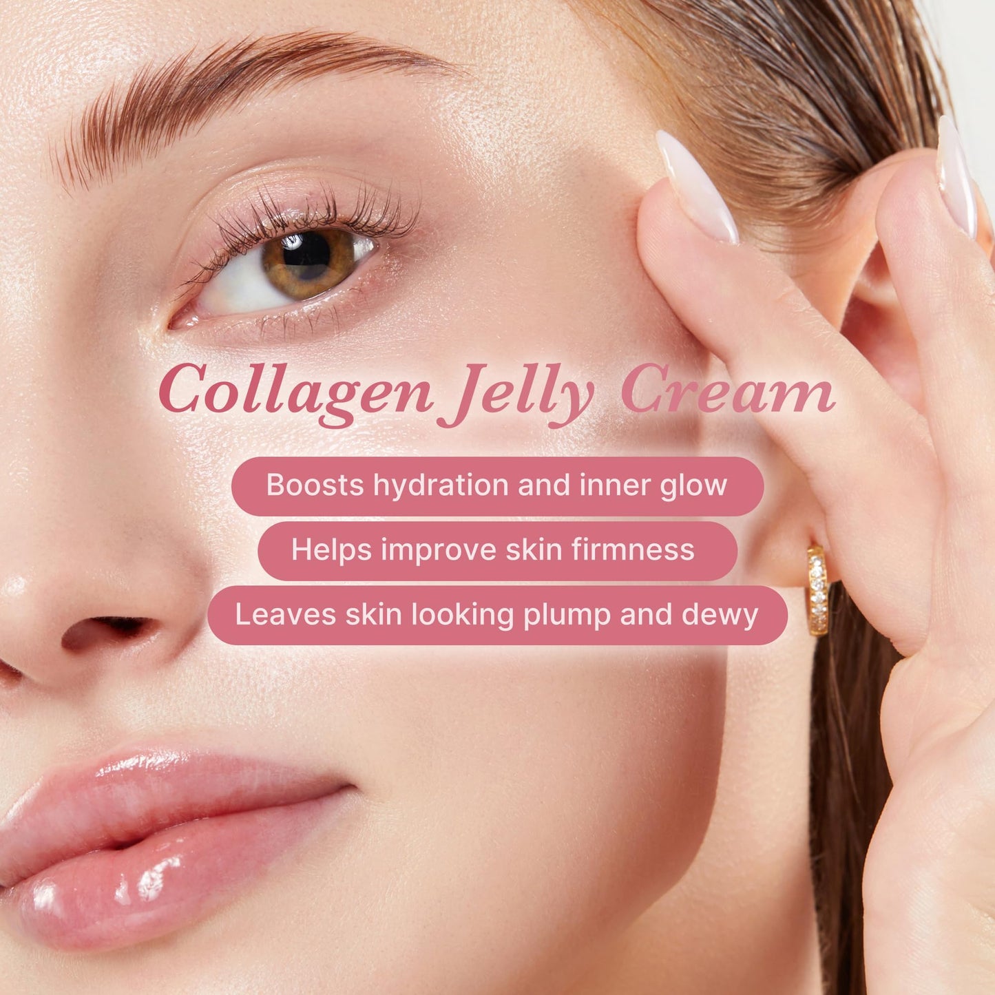 medicube Collagen Jelly Cream- Niacinamide & Freeze-Dried Hydrolyzed Collagen-Boosts skin barrier hydration & gives 24h Glow & Firmer looking skin | No artificial color, Korean skincare (3.71 fl.oz.)