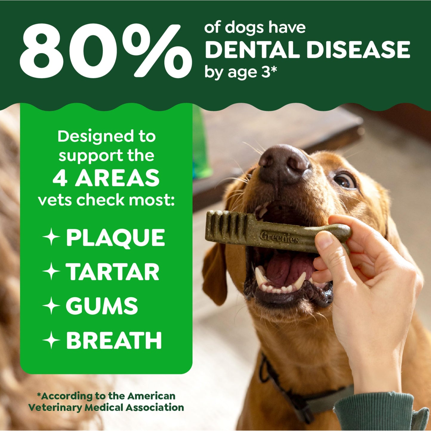 Greenies Veterinarian-Recommended Adult Natural Dental Dog Treats Regular Size, Original Flavor, 36 oz. Pack, 36 Count