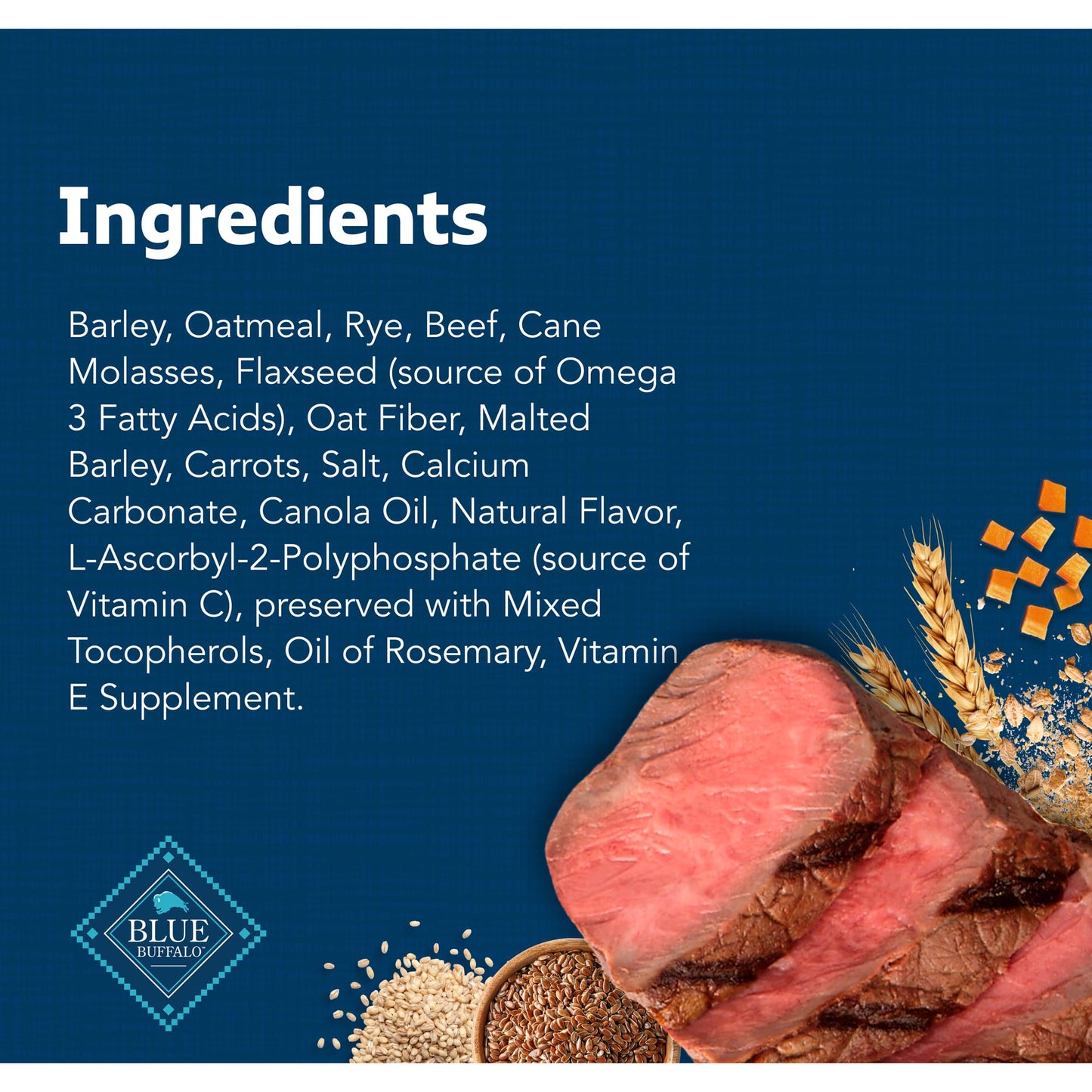 Blue Buffalo Health Bars Crunchy Dog Biscuits, Oven-Baked With Natural Ingredients, Pumpkin & Cinnamon, 16-oz Bag