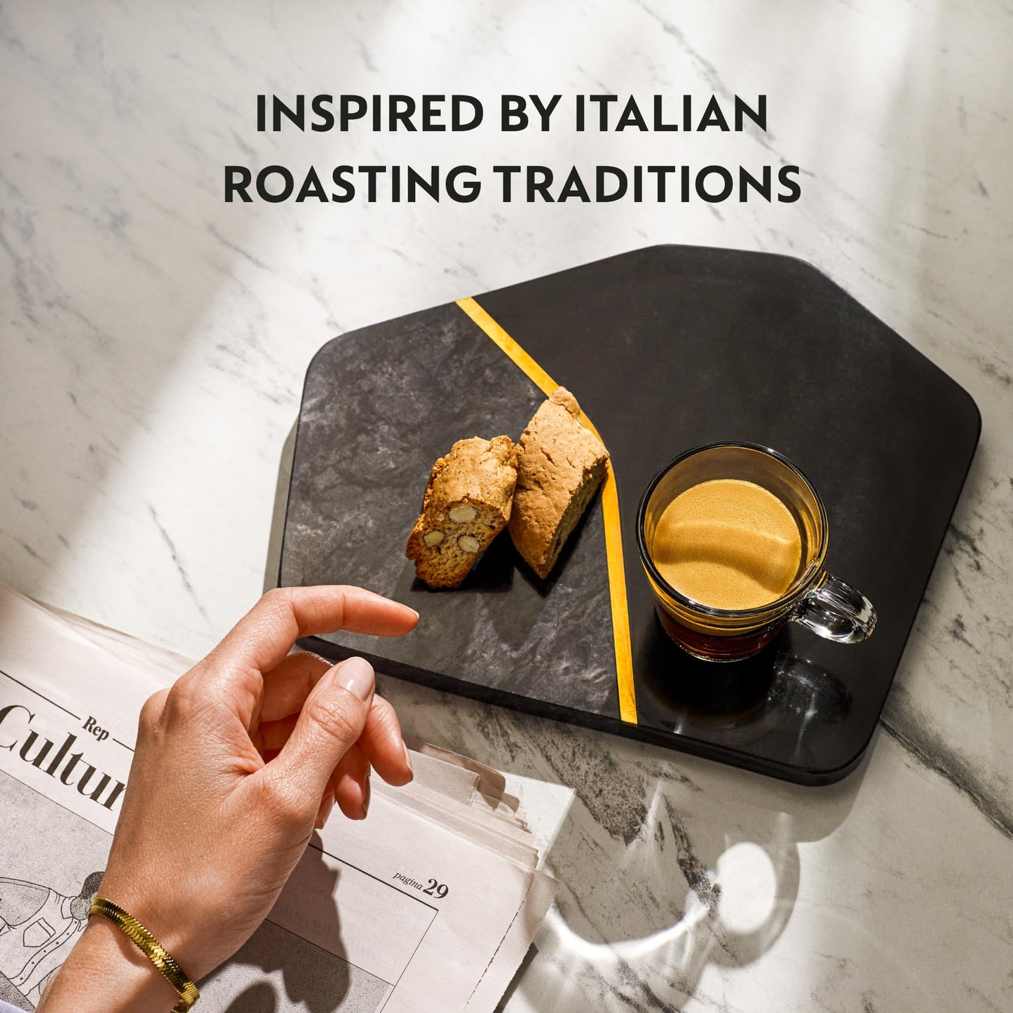 Nespresso Capsules Original Line, Ispirazione Variety Pack, Medium & Dark Roast Espresso Coffee, 50 Count Coffee Pods