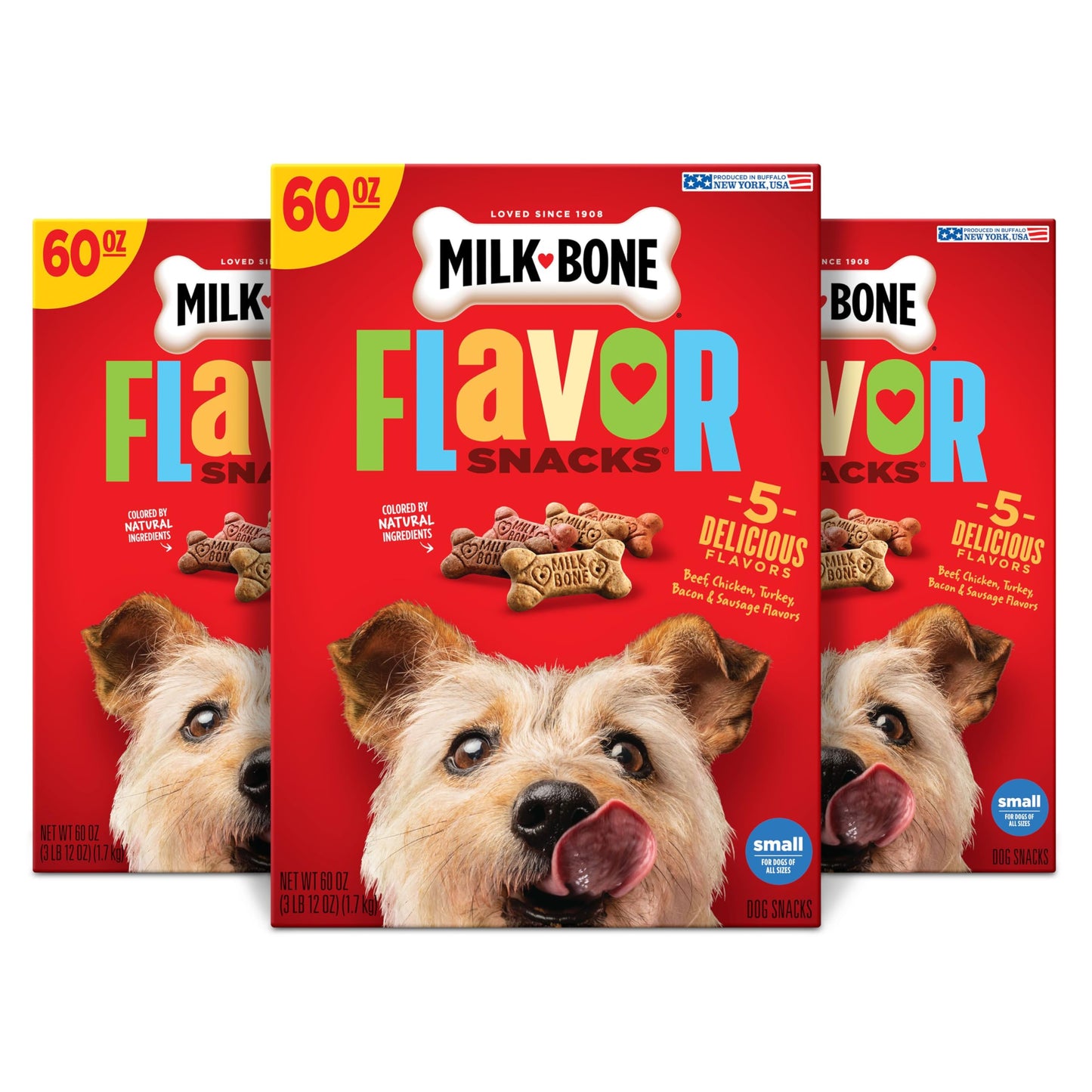 Milk-Bone Mini's Flavor Snacks Dog Treats, 36 Ounce