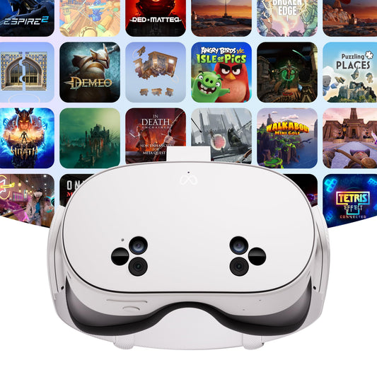 Meta Quest 3S 128GB | VR Headset — Thirty-Three Percent More Memory — 2X Graphical Processing Power — Virtual Reality Without Wires — Exclusive Gorilla Tag Bundle and Instant Access to 40+ Games