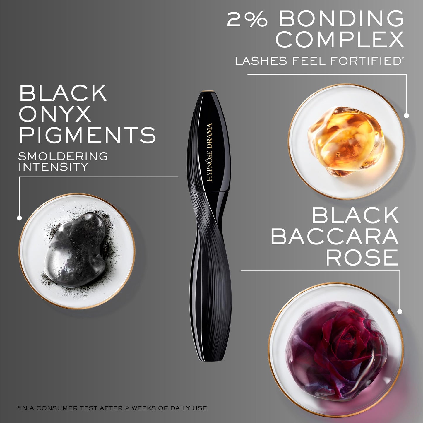 Lancôme Hypnôse Drama Extreme Volumizing Mascara - Up to 17x More Volume - Up to 24HR Wear - Ultra Black