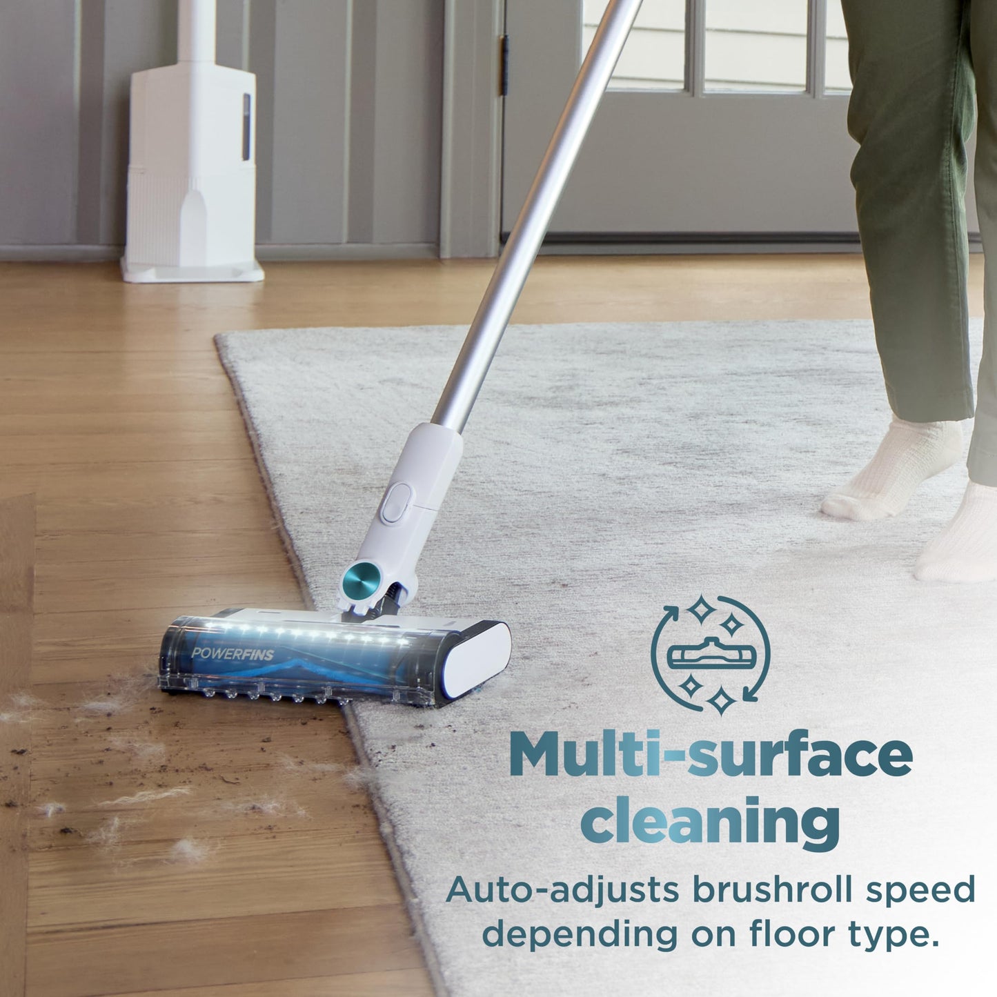 Shark | Pet Cordless Vacuum Cleaner | LED Headlights | Removable Handheld Vacuum for Pet Hair | Crevice Tool & Pet Multi-Tool Included | 40min Runtime | For Carpet & Hard Floors | Grey | IX141