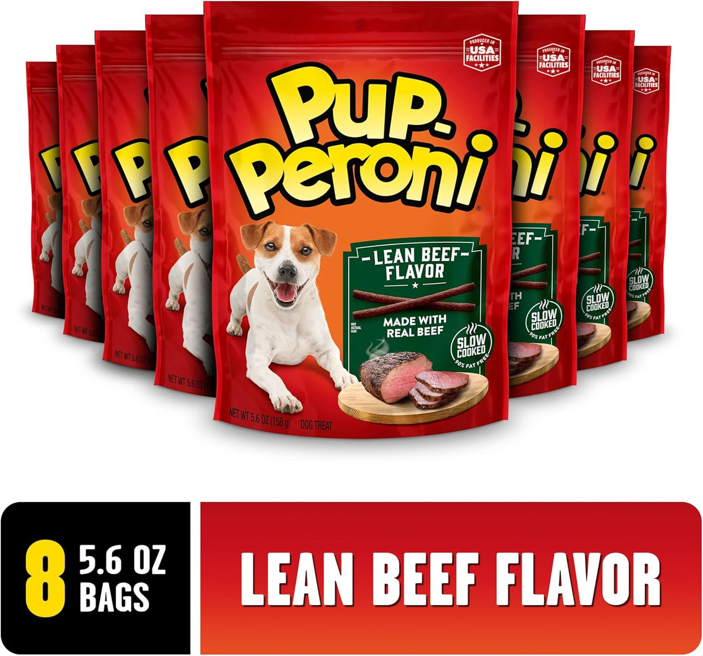 Pup-Peroni Dog Treats, Original Beef Flavor, 38 Ounce, Made with Real Beef