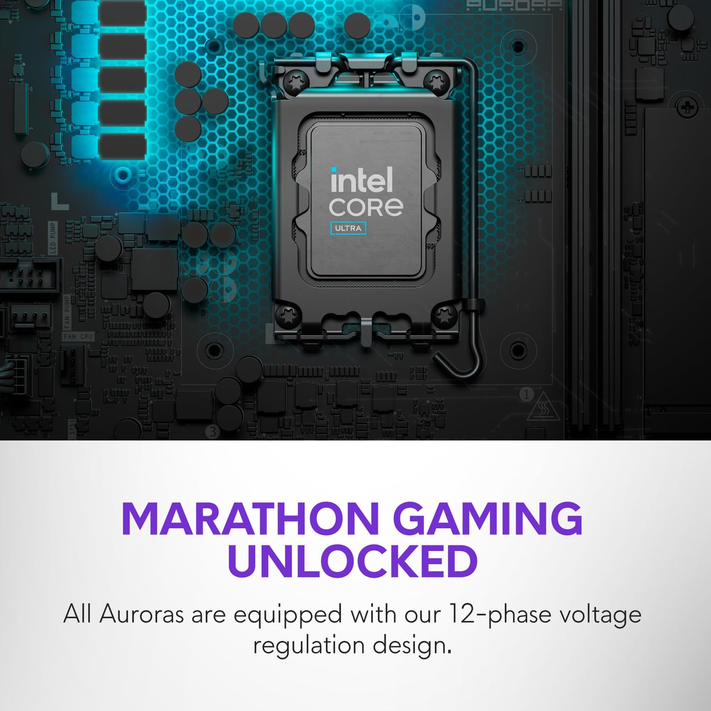 Alienware Aurora Gaming Desktop ACT1250 - Intel Core Ultra 7 265F, 32GB DDR5 RAM, 1TB SSD, NVIDIA GeForce RTX 5070, 1000W Platinum Rated PSU, Windows 11 Home, Clear Panel - Black