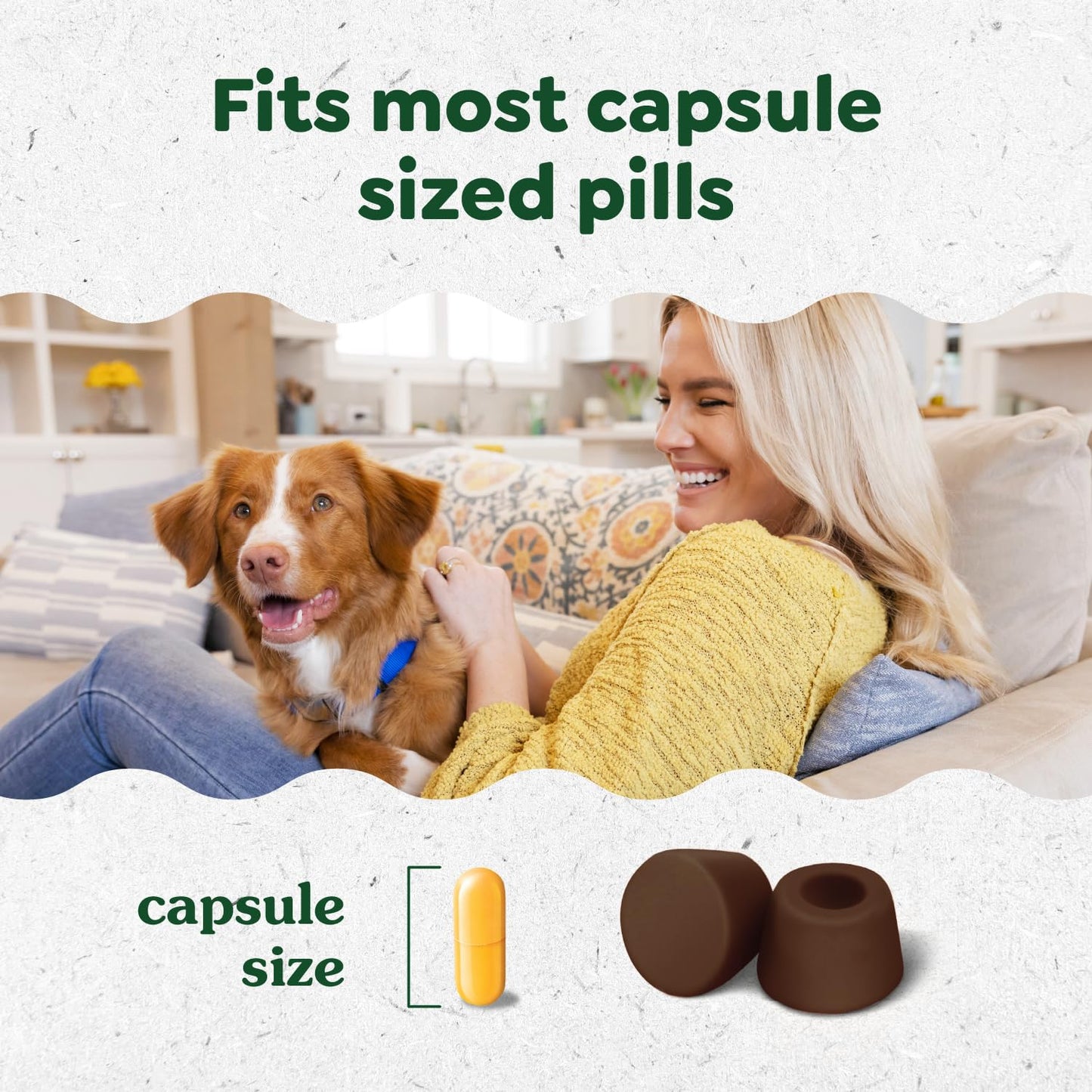 Greenies Pill Pockets for Dogs Large Size, Soft Dog Treats, with Real Peanut Butter, 15.8 oz. Pouch (60 Treats)