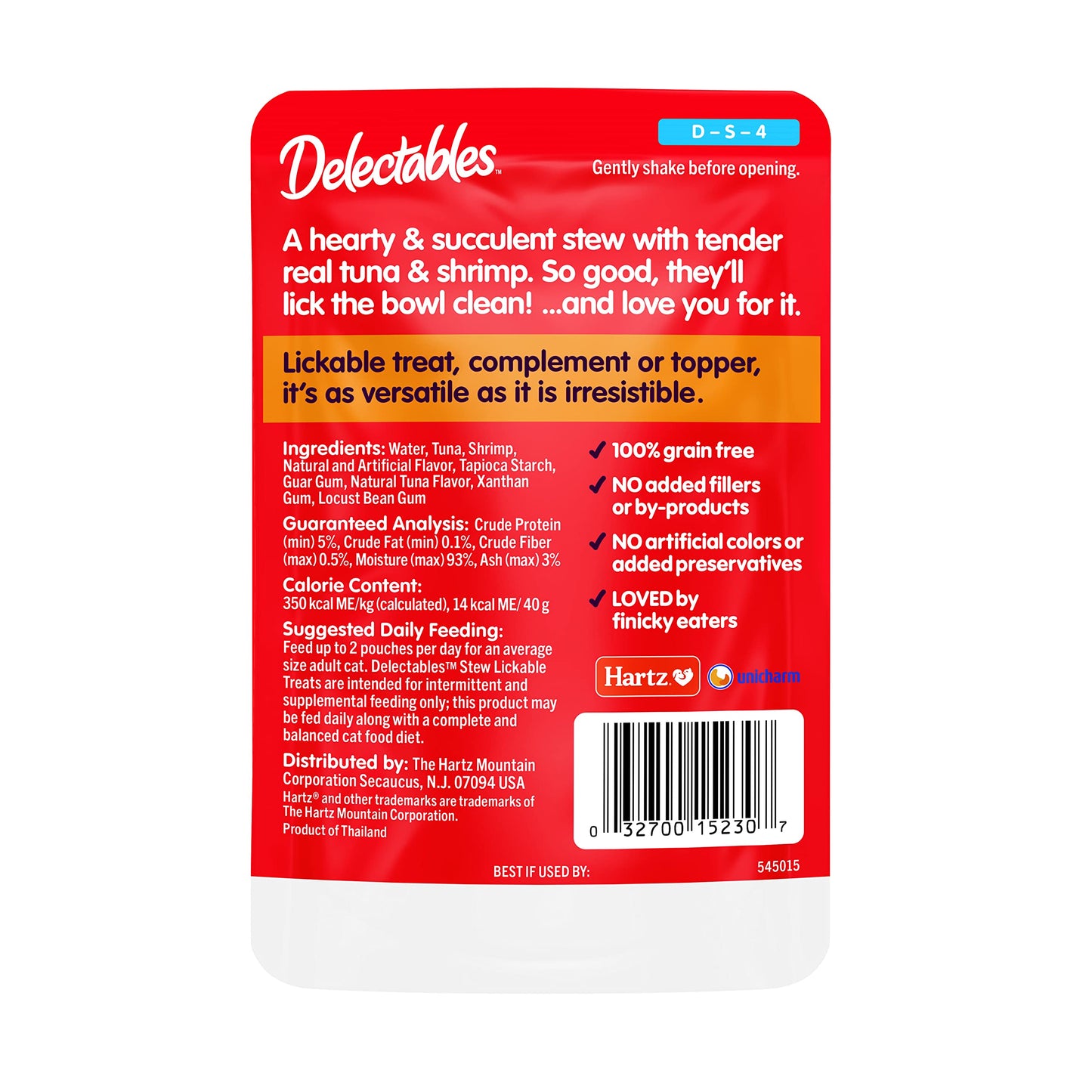 Hartz Delectables Stew Lickable Wet Cat Treats for Adult & Senior Cats, Variety Pack, 1.4 Ounce (Pack of 12)