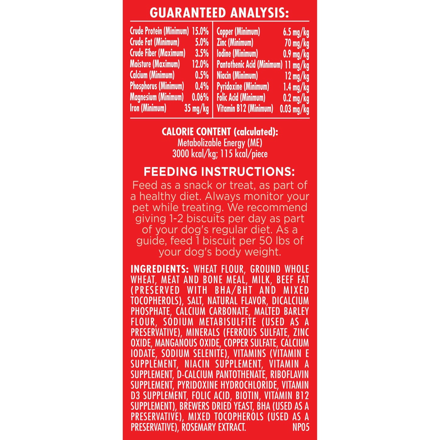 Milk-Bone Original Dog Treats Biscuits for Medium Dogs, 10 Pound