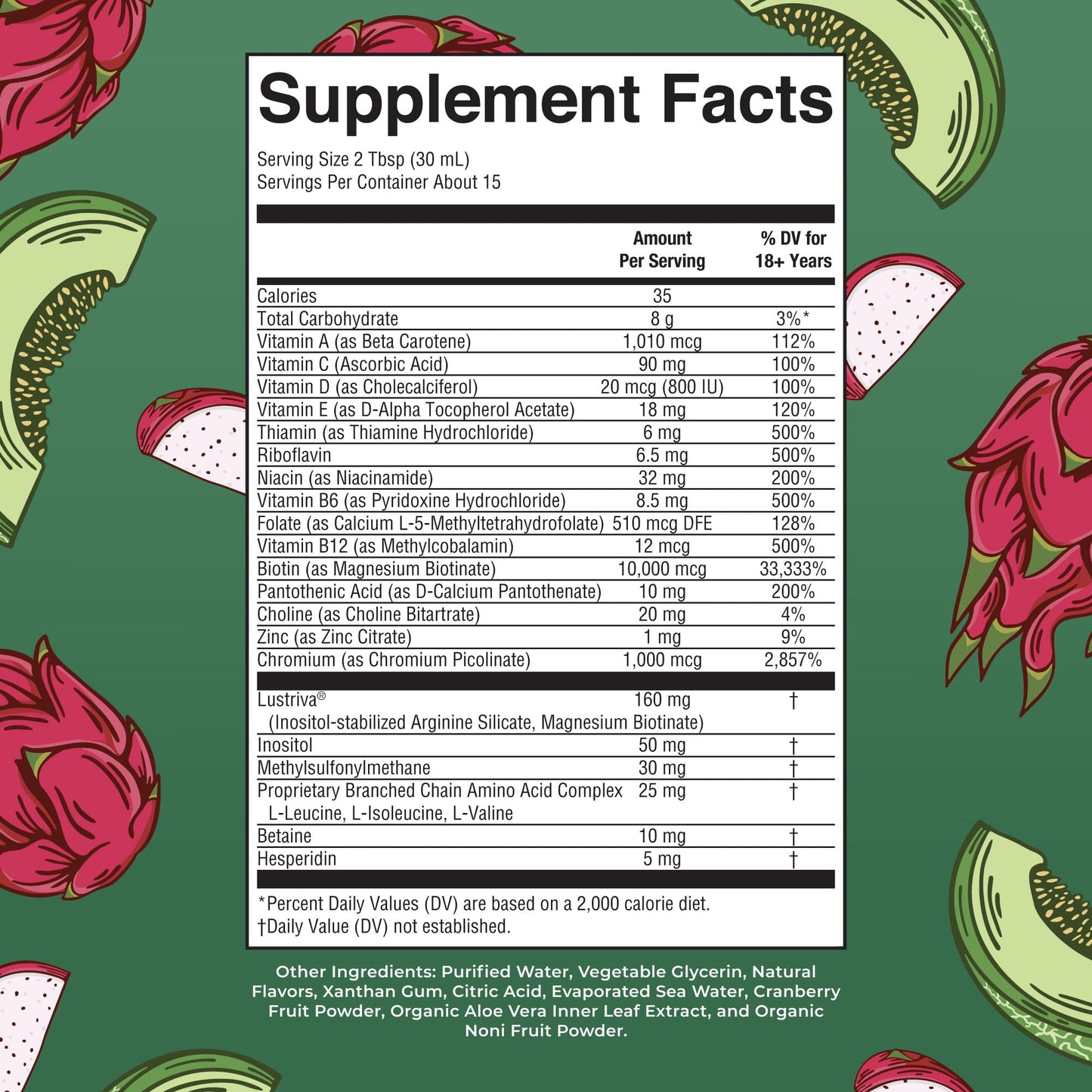 MaryRuth's Liquid Multivitamin + Hair Growth | Biotin 10000mcg | Lustriva Hair Growth Supplement | Clinically Tested in Women for Thicker Hair & Facial Wrinkle | Skin Care | Ages 18+ | 15.22 Fl Oz