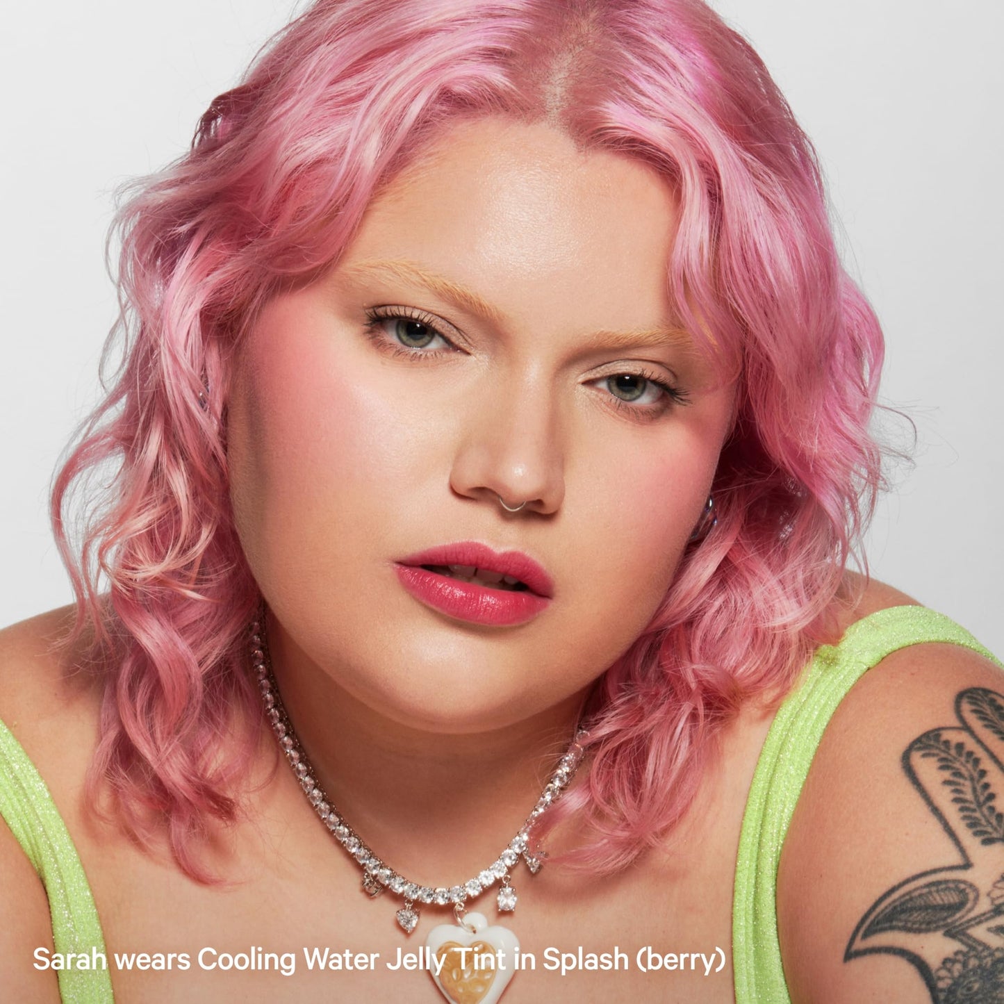 Milk Makeup Cooling Water Jelly Tint – Long-Lasting Sheer Lip + Cheek Stain with Firming Vegan Collagen + Hydrating Aloe – Transfer Proof, Buildable Lip Tint + Blush