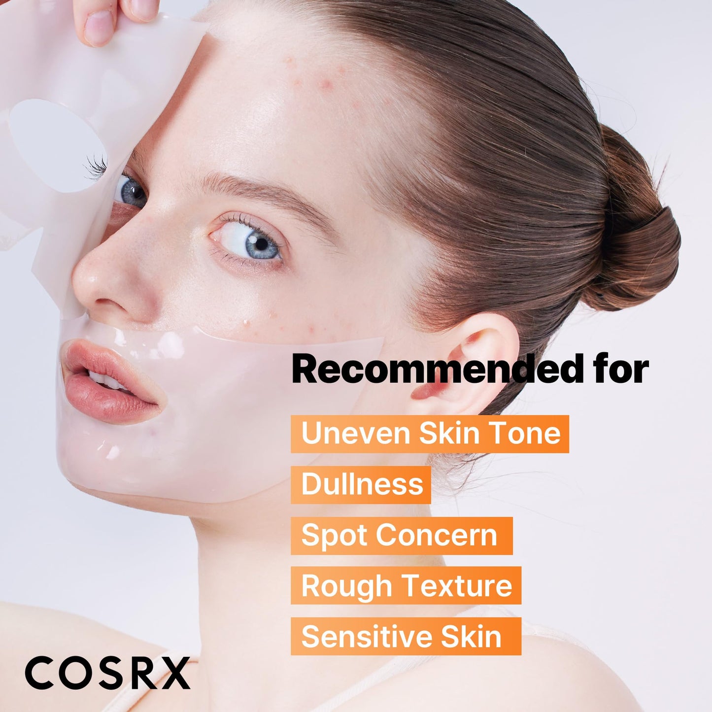 COSRX Advanced Snail Mucin Glass Glow Hydrogel Face Masks Skincare 3 EA, Collagen Face Mask, Travel Essentials, Overnight Face Mask, Korean Skin Care, Stocking Stuffers for Women