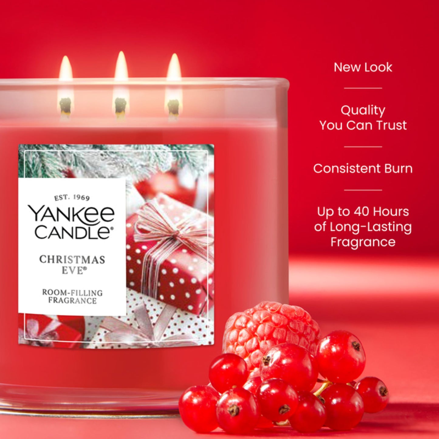 Yankee Candle Christmas Cookie, Scented Candle, 22oz Large Jar with up to 150 Hour Burn Time, Giftable, Holidays