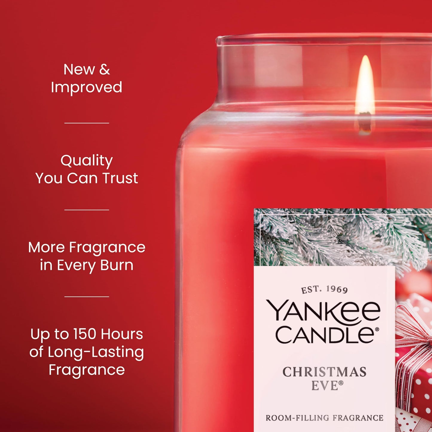 Yankee Candle Christmas Cookie, Scented Candle, 22oz Large Jar with up to 150 Hour Burn Time, Giftable, Holidays