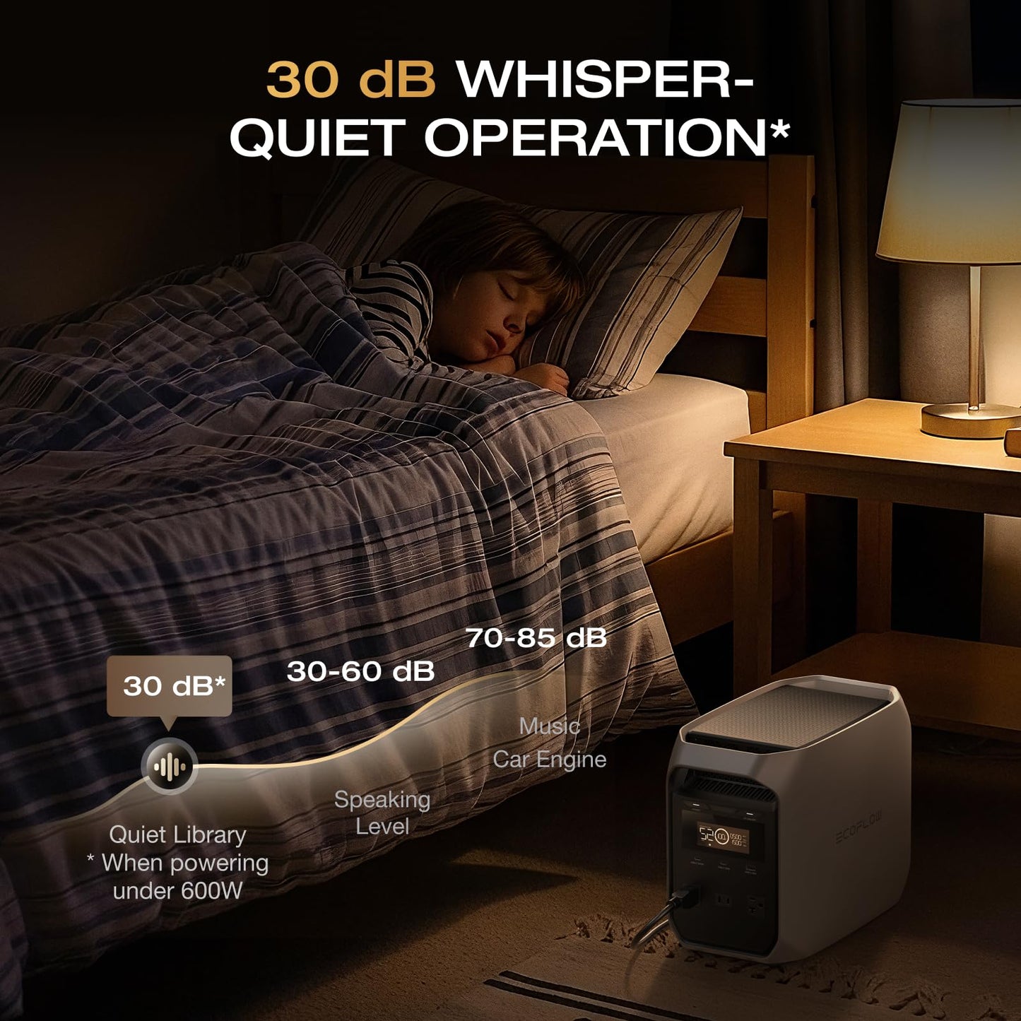 EF ECOFLOW Portable Power Station DELTA 2, 1024Wh LiFePO4 (LFP) Battery, 1800W AC/100W USB-C Output, Solar Generator(Solar Panel Optional) for Home Backup Power, Camping & RVs