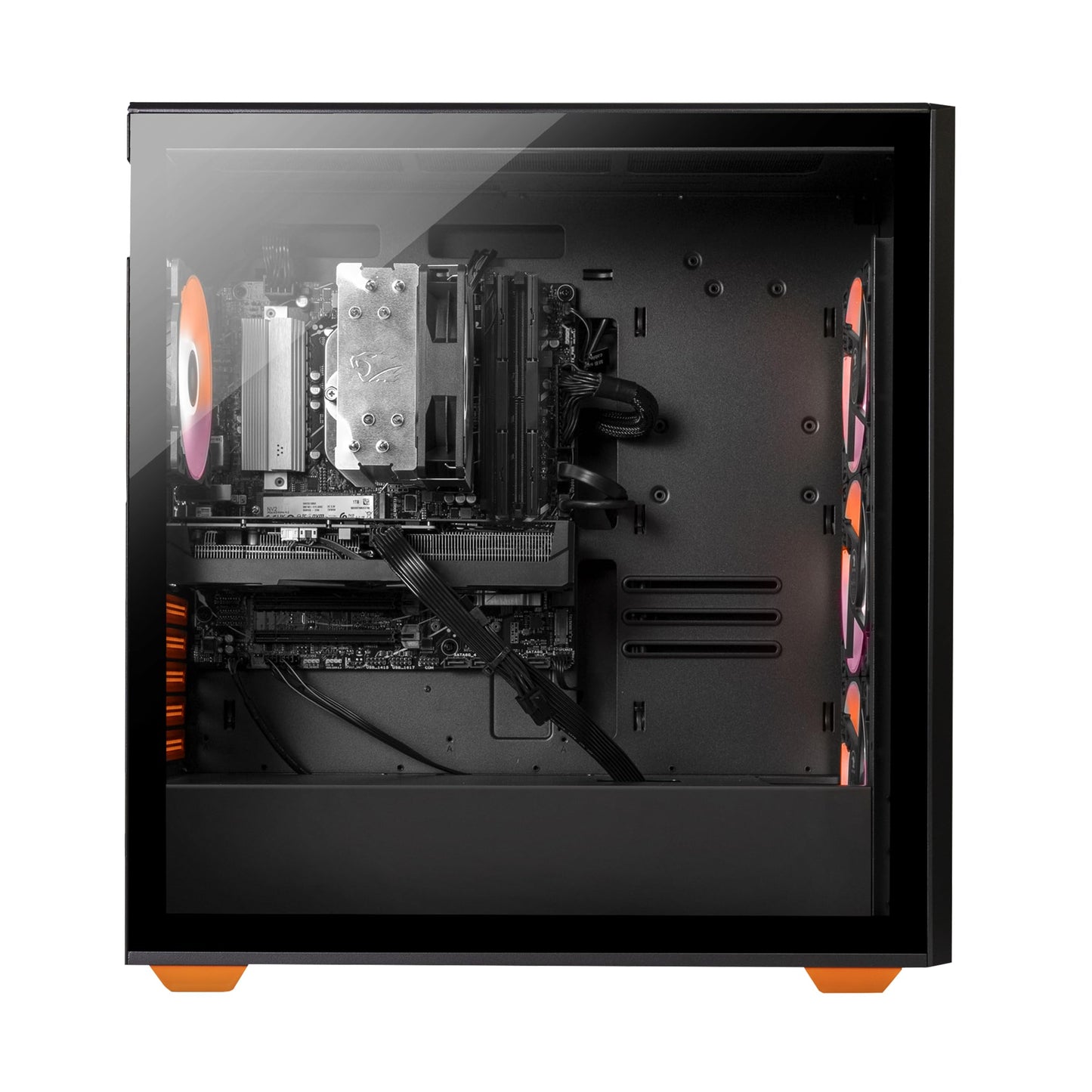 iBUYPOWER Y40 PRO Black Gaming PC Desktop Computer AMD Ryzen 9 7900X CPU, NVIDIA GeForce RTX 5070Ti 16GB GPU, 32GB DDR5 RGB 5200MHz RAM, 2TB NVMe SSD, Windows 11 Home, Keyboard, Mouse - Y40BA9N57T01