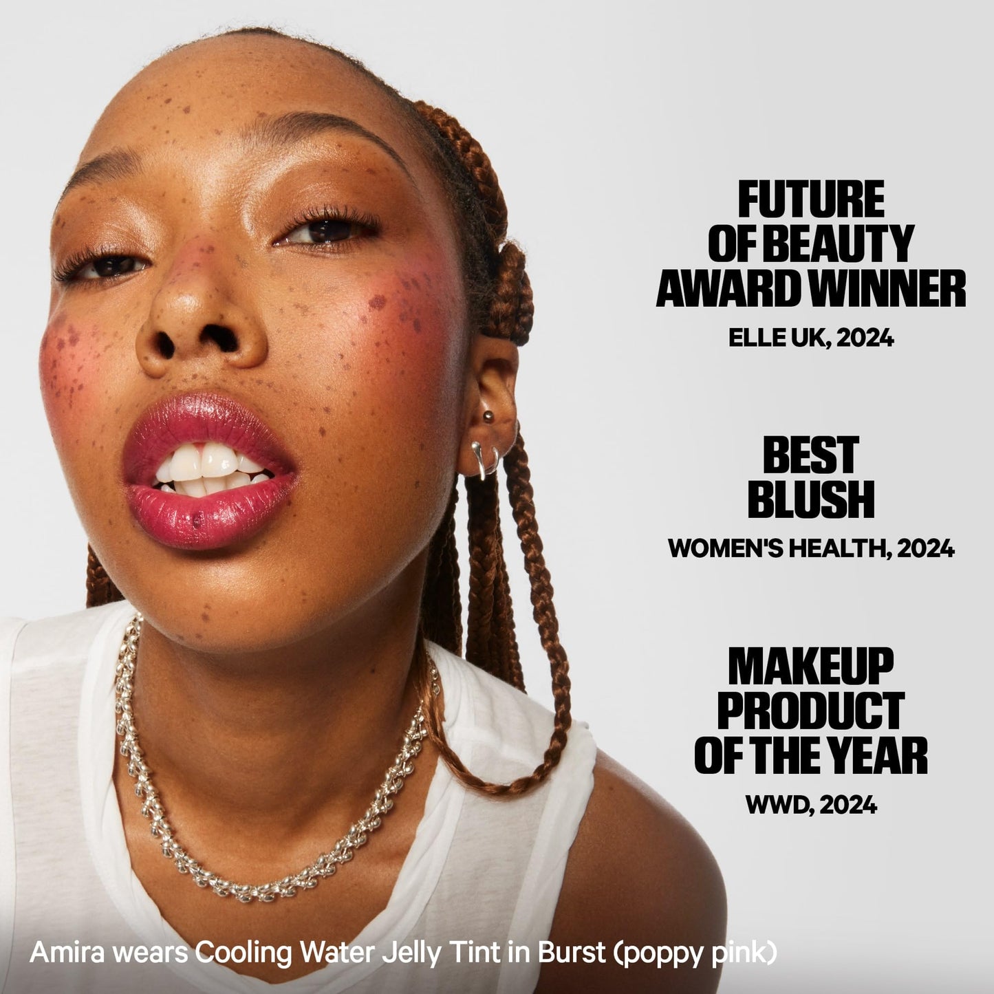 Milk Makeup Cooling Water Jelly Tint – Long-Lasting Sheer Lip + Cheek Stain with Firming Vegan Collagen + Hydrating Aloe – Transfer Proof, Buildable Lip Tint + Blush