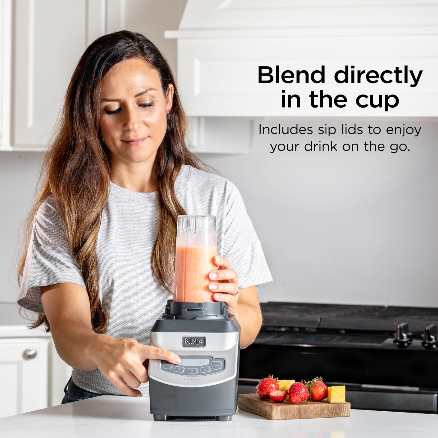 Ninja Mega Kitchen System, 1500W, 72 oz. Full-Size Blender & 8-Cup Food Processor with (2) 16 oz. To-Go Cups, Total Crushing Technology - Smoothies, Ice Crushing, Purees, Dough & More, Black, BL770