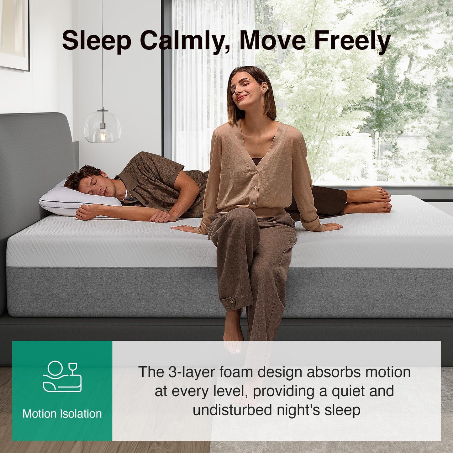 Novilla Full Size Mattress, 10 inch Full Gel Memory Foam Mattress for Cool Night & Pressure Relief, Medium Firm in a Box, Bliss