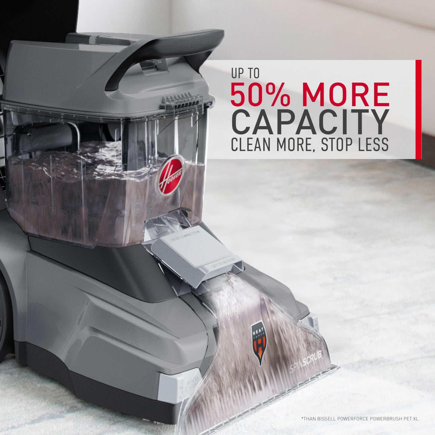 Hoover PowerScrub Deluxe Carpet Cleaner Machine for Carpet and Upholstery, Deep Cleaning Carpet Shampooer Machine with Multi-Purpose Tools, Pair Carpet Cleaner Solution