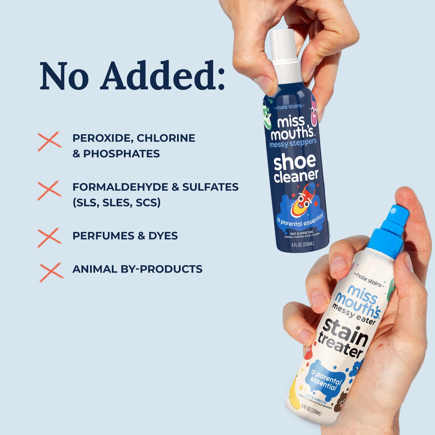 Miss Mouth's Messy Eater Stain Treater - 32oz Refill - Newborn & Baby Essentials - No Dry Cleaning Food, Grease, Coffee Off Laundry, Underwear, Fabric