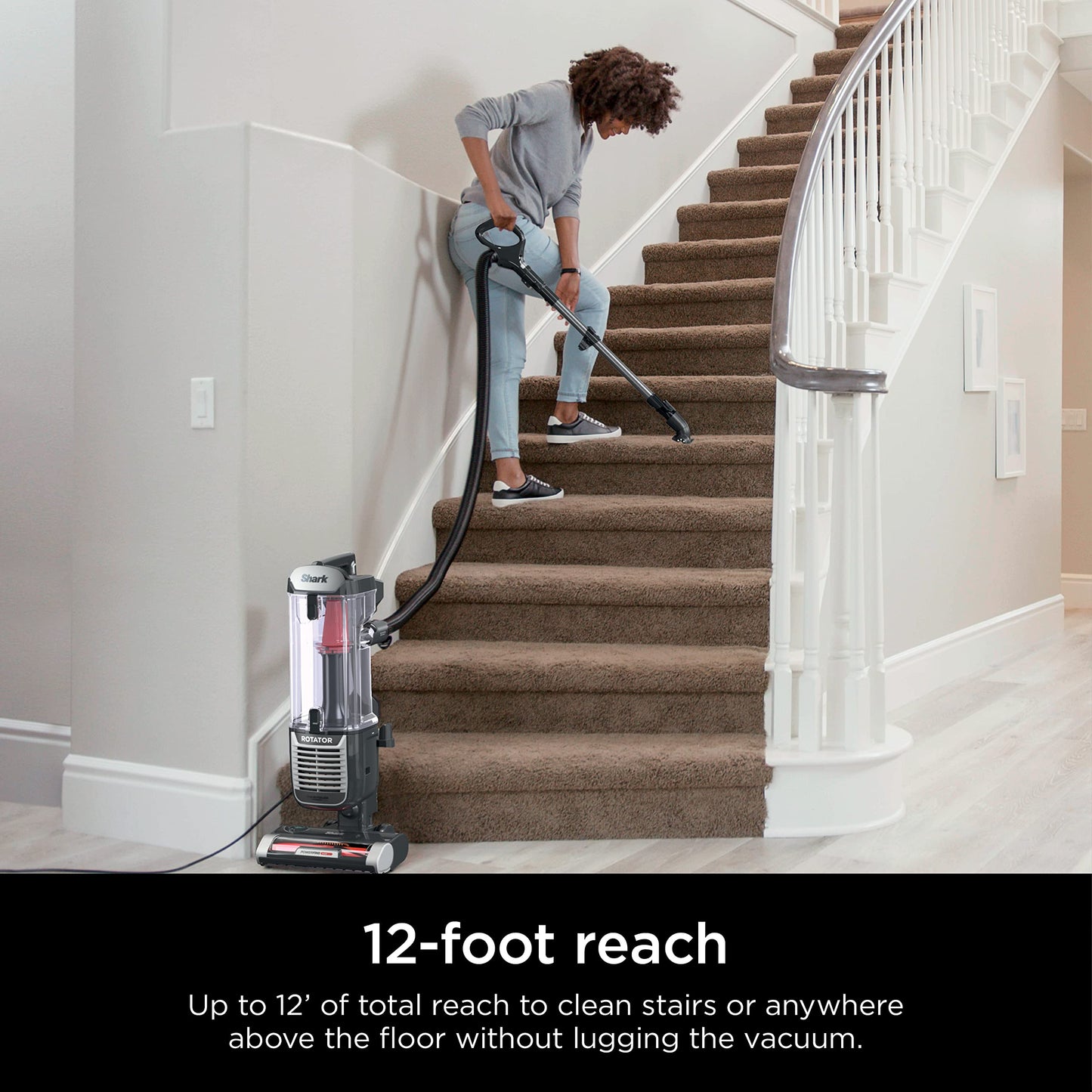 Shark NV752 Rotator Powered Lift-Away TruePet Upright Vacuum with HEPA Filter, Large Dust Cup Capacity, LED Headlights, Upholstery Tool, Perfect Pet Power Brush & Crevice Tool, Bordeaux