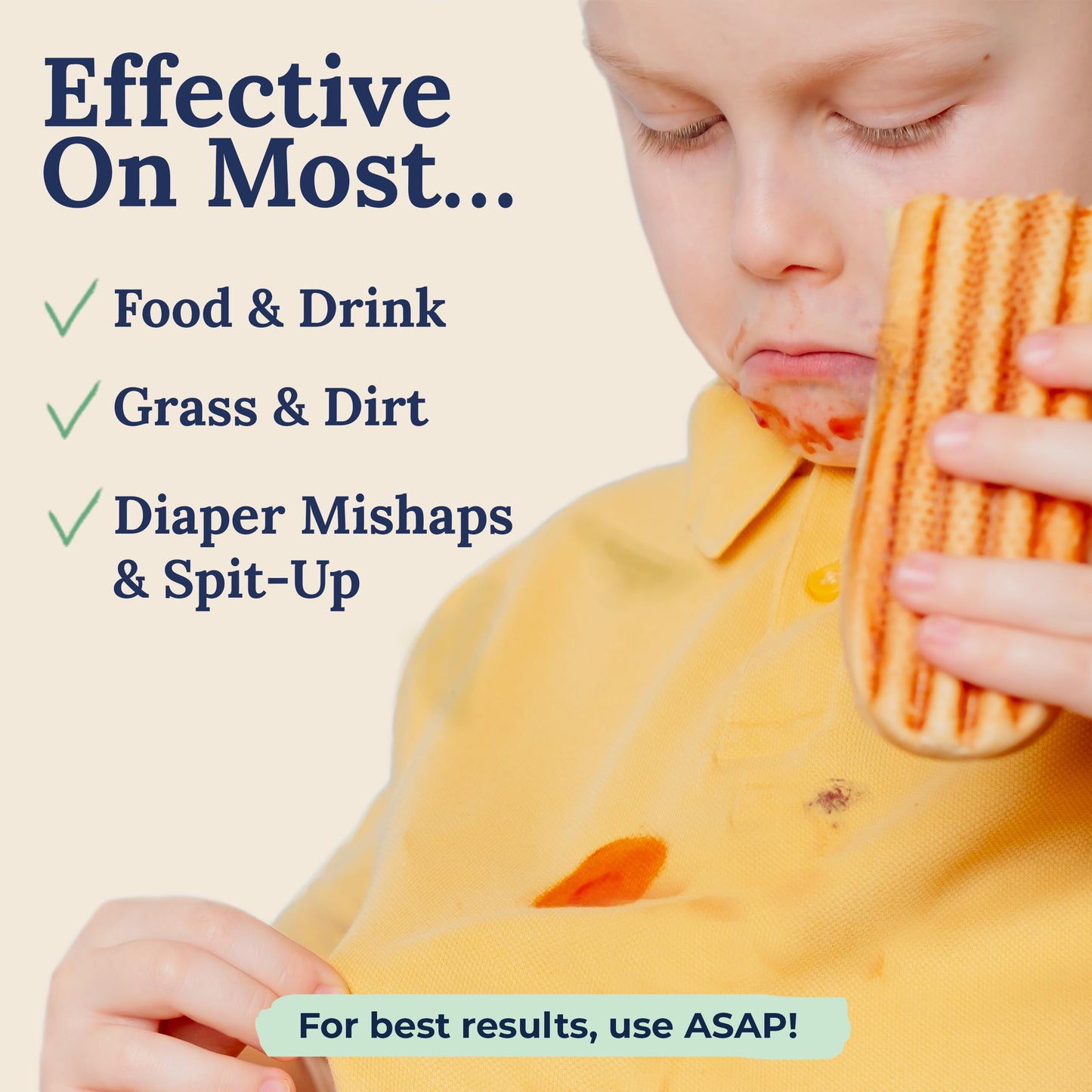 Miss Mouth's Messy Eater Stain Treater - 32oz Refill - Newborn & Baby Essentials - No Dry Cleaning Food, Grease, Coffee Off Laundry, Underwear, Fabric