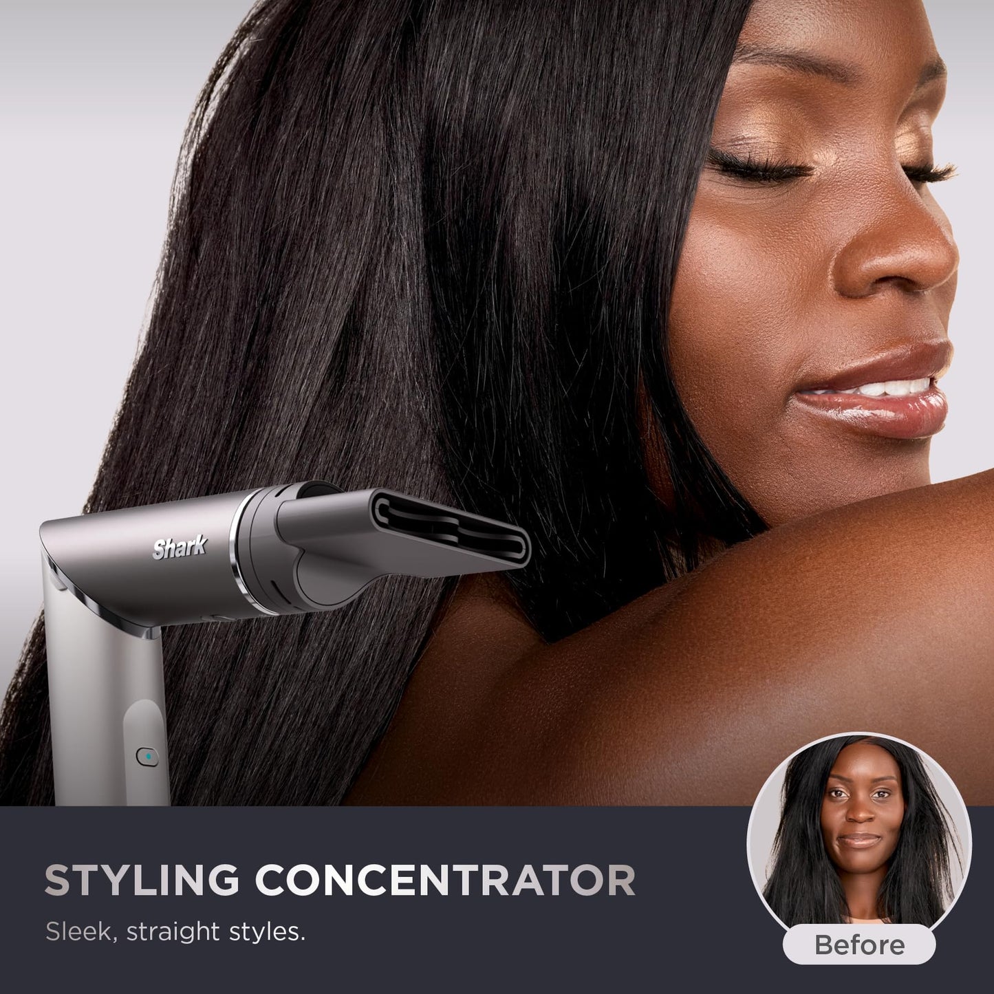 Shark HD430 FlexStyle Air Styling & Drying System, Powerful Hair Dryer Brush & Multi-Styler with Auto-Wrap Curlers, Paddle Brush, Oval Brush, Concentrator Attachment, Stone