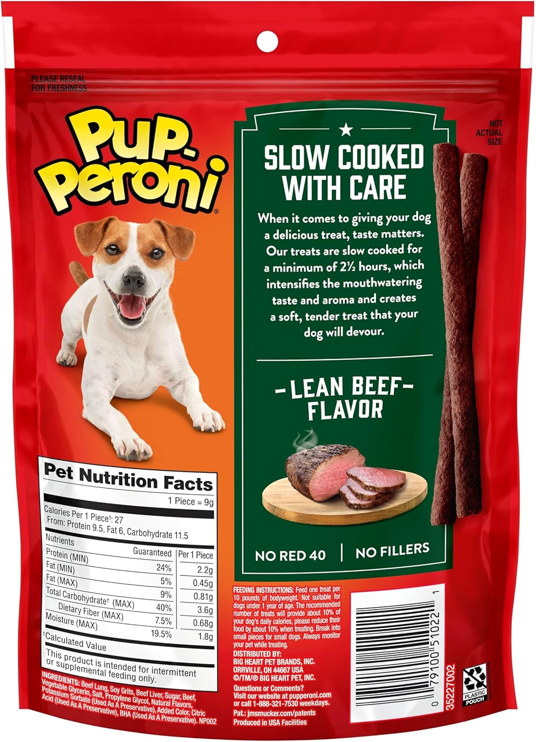 Pup-Peroni Dog Treats, Original Beef Flavor, 38 Ounce, Made with Real Beef