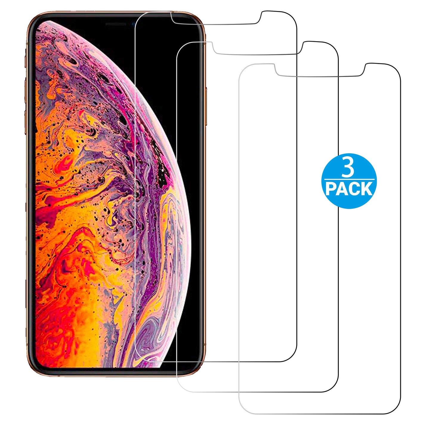 Ailun 3 Pack Screen Protector for iPhone 17 Pro Max [6.9 inch] with Installation Frame, Tempered Glass, Sensor Protection, Dynamic Island Compatible, Case Friendly