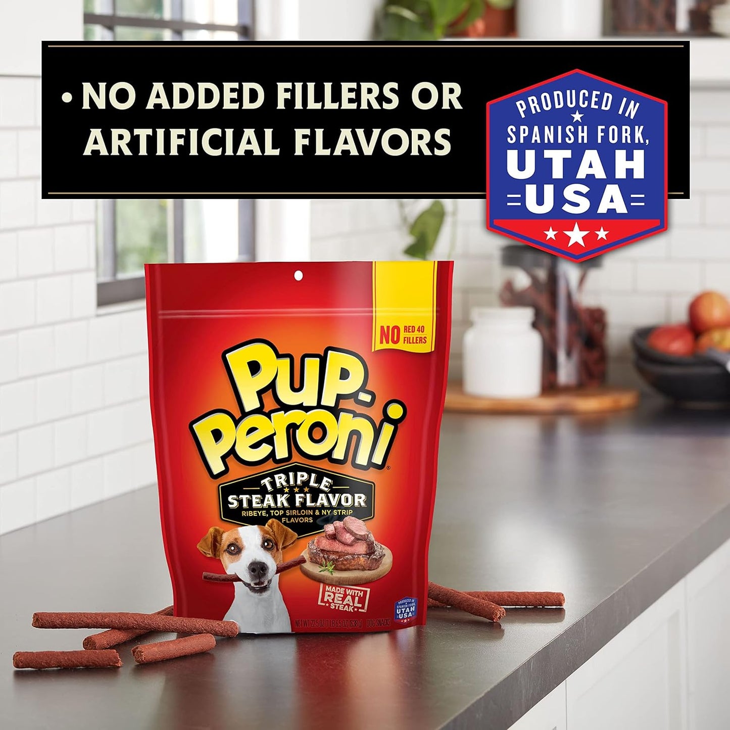 Pup-Peroni Dog Treats, Original Beef Flavor, 38 Ounce, Made with Real Beef