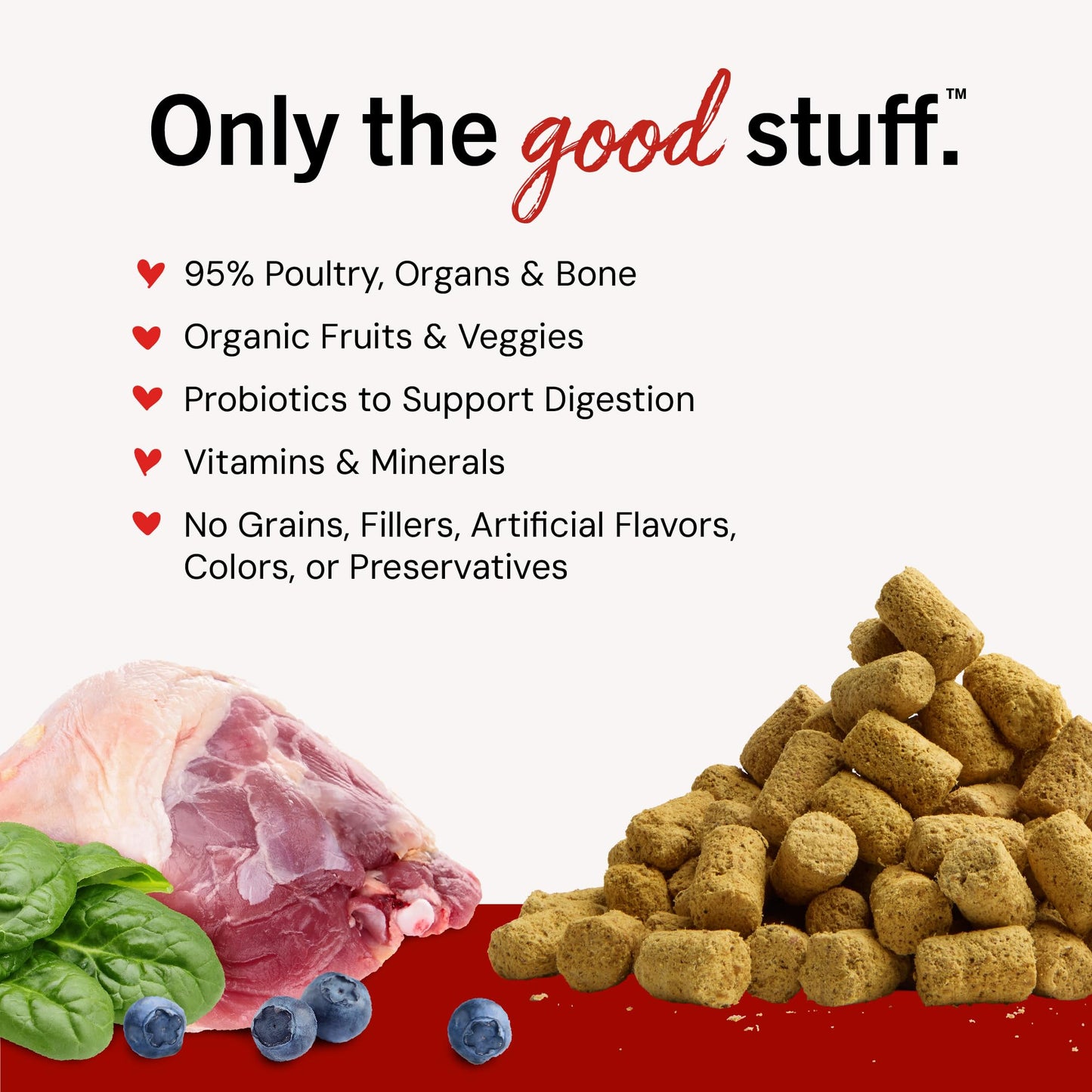 Stella & Chewy's Freeze-Dried Raw Chicken Meal Mixers- Dog Food Topper and Mixer - Made with 95% Cage-Free Chicken, Organs & Bone - Perfect for Picky Eaters - Grain-Free - 3.5oz