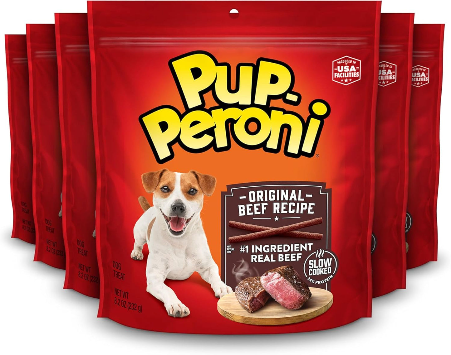 Pup-Peroni Dog Treats, Original Beef Flavor, 38 Ounce, Made with Real Beef