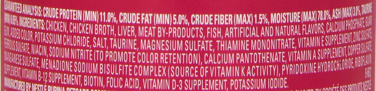 Fancy Feast Poultry and Beef Feast Classic Pate Collection Grain Free Wet Cat Food Variety Pack - (Pack of 30) 3 oz. Cans