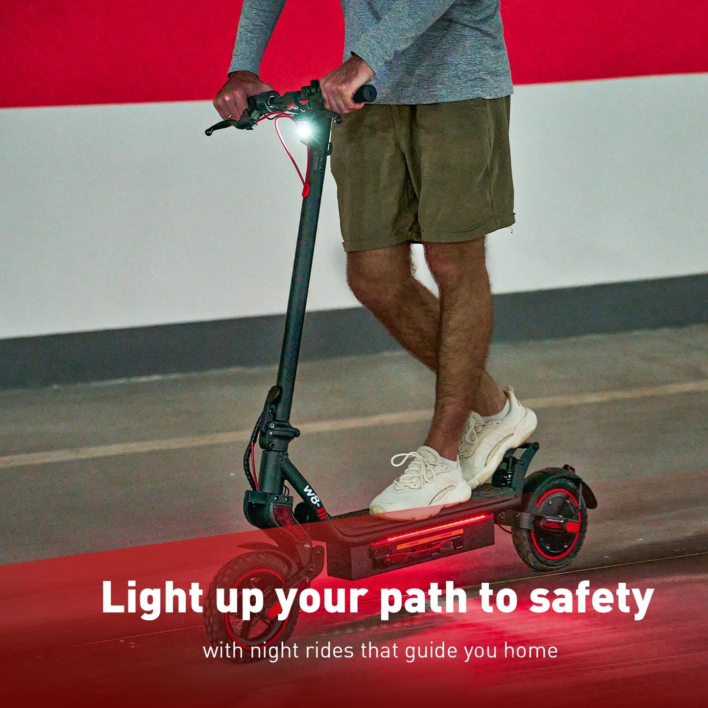 iScooter Electric Scooter Adults & Big Kids, 500/650 Peak Power, Up to 15/18/25 Miles Range, 19/22/25 MPH Top Speed, Cruise Control, Dual Braking System, Foldable E Scooter for Commuting & Campus Use