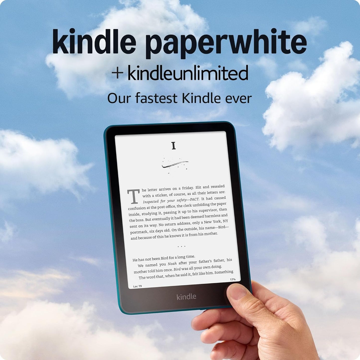 Amazon Kindle Paperwhite 16GB (newest model) – Our fastest Kindle ever, with new 7" glare-free display and weeks of battery life – Black
