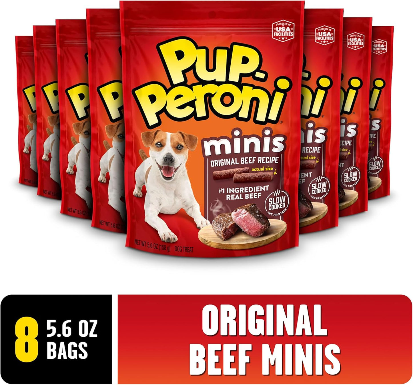 Pup-Peroni Dog Treats, Original Beef Flavor, 38 Ounce, Made with Real Beef