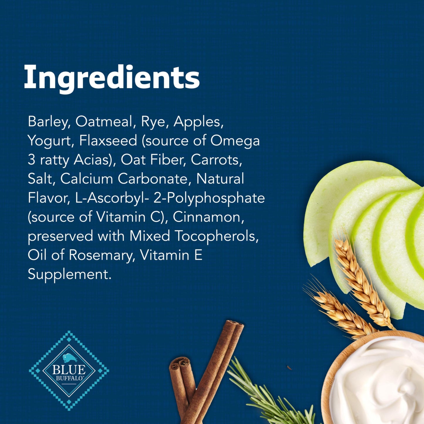 Blue Buffalo Health Bars Crunchy Dog Biscuits, Oven-Baked With Natural Ingredients, Pumpkin & Cinnamon, 16-oz Bag