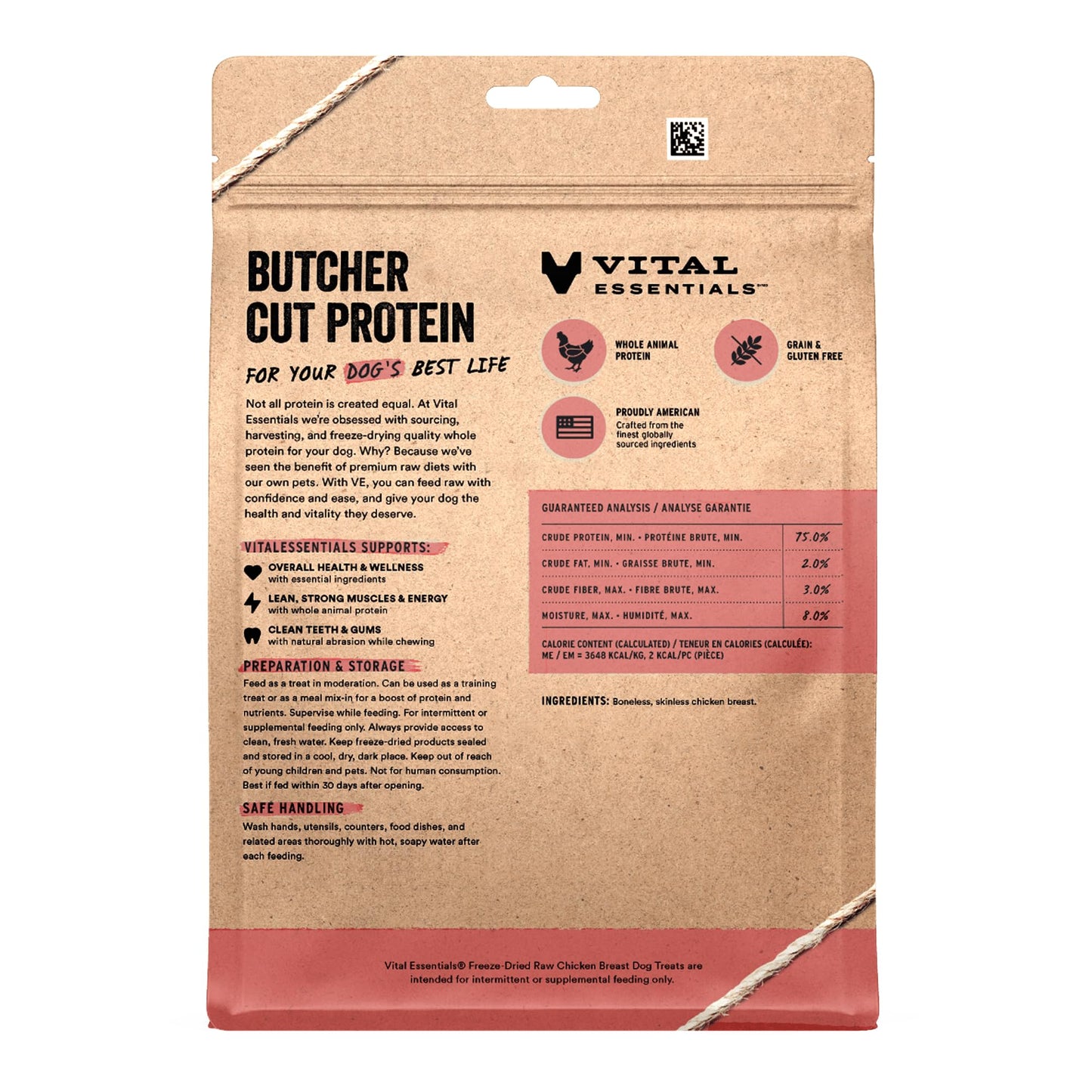 Vital Essentials Single Ingredient Beef Liver Dog Treats, 2.1 oz | Freeze-Dried Raw | Premium Quality High Protein Training Treats | Grain Free, Gluten Free, Filler Free