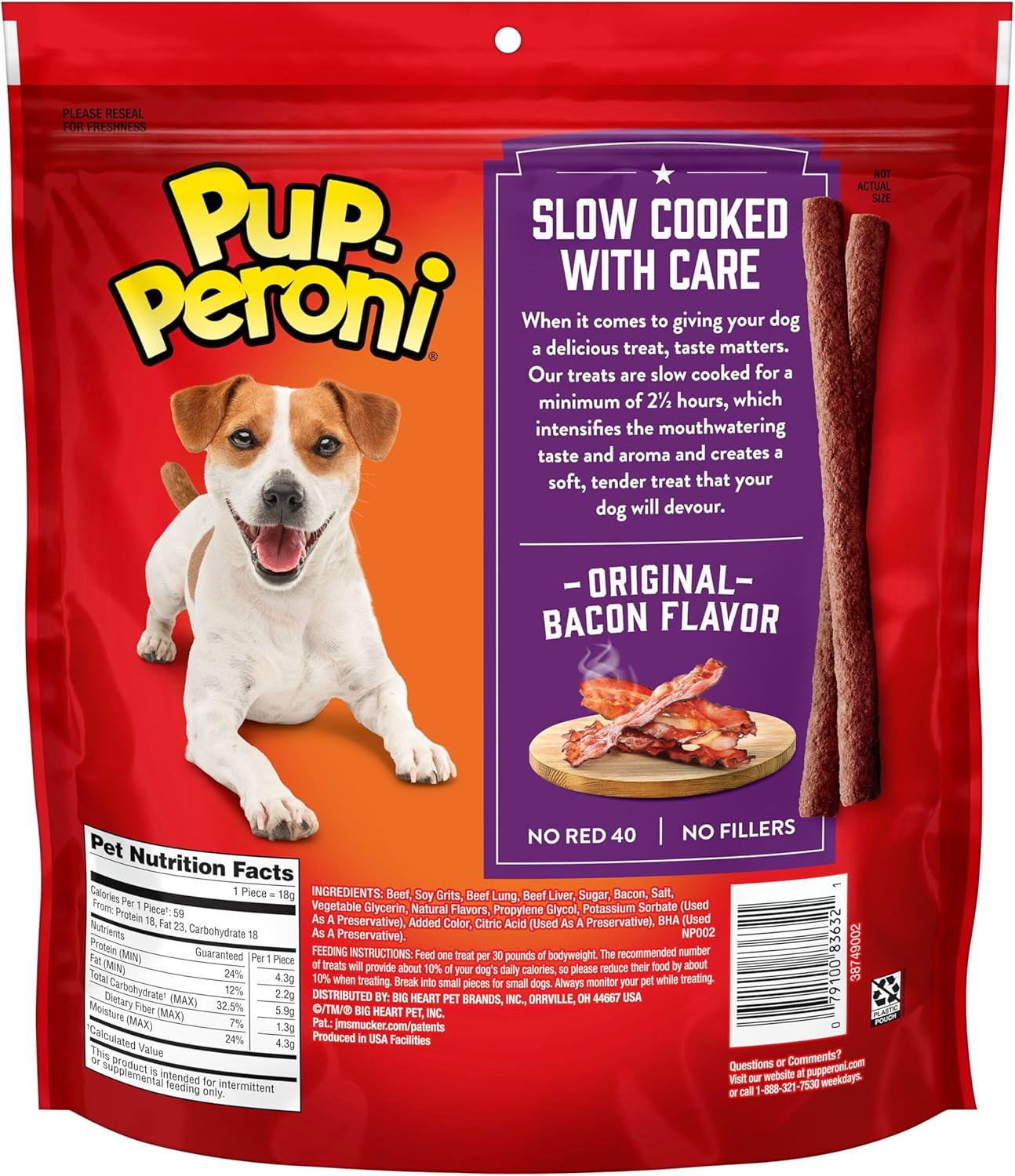 Pup-Peroni Dog Treats, Original Beef Flavor, 38 Ounce, Made with Real Beef