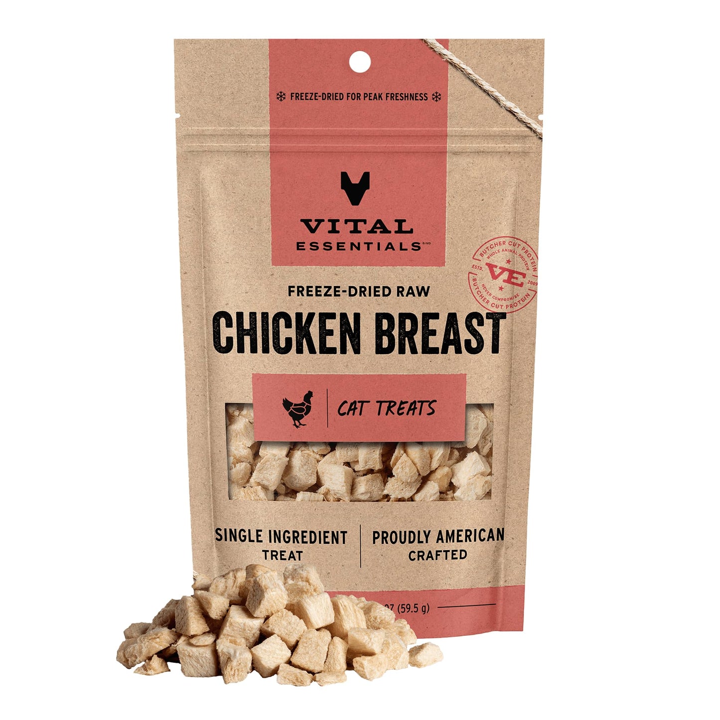Vital Essentials Minnows Cat Treats, 0.5 oz | Freeze-Dried Raw | Single Ingredient | Grain Free, Gluten Free, Filler Free