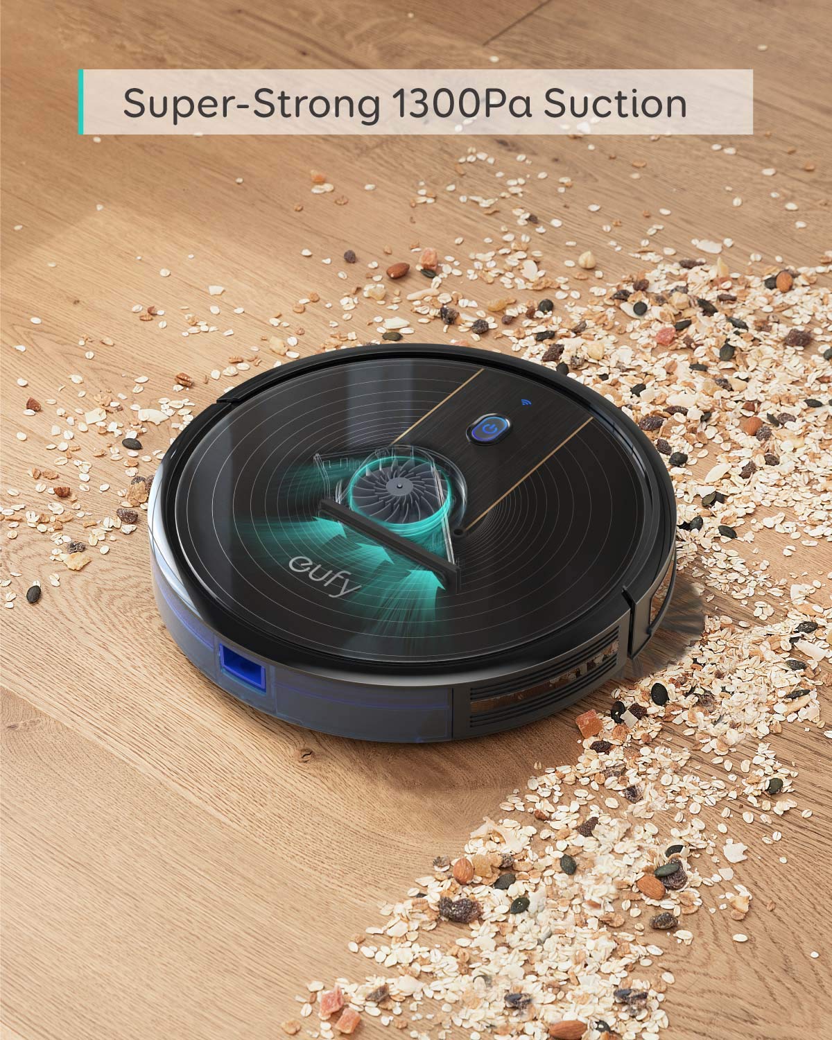 eufy Robot Vacuum E25, HydroJet System with Roller Mop, 20,000 Pa Turbo High Suction, All-in-One Robot Vacuum and Mop Combo for Home, Edge-to-Corner Cleaning, Zero-Tangle Design, AI Obstacle Avoidance
