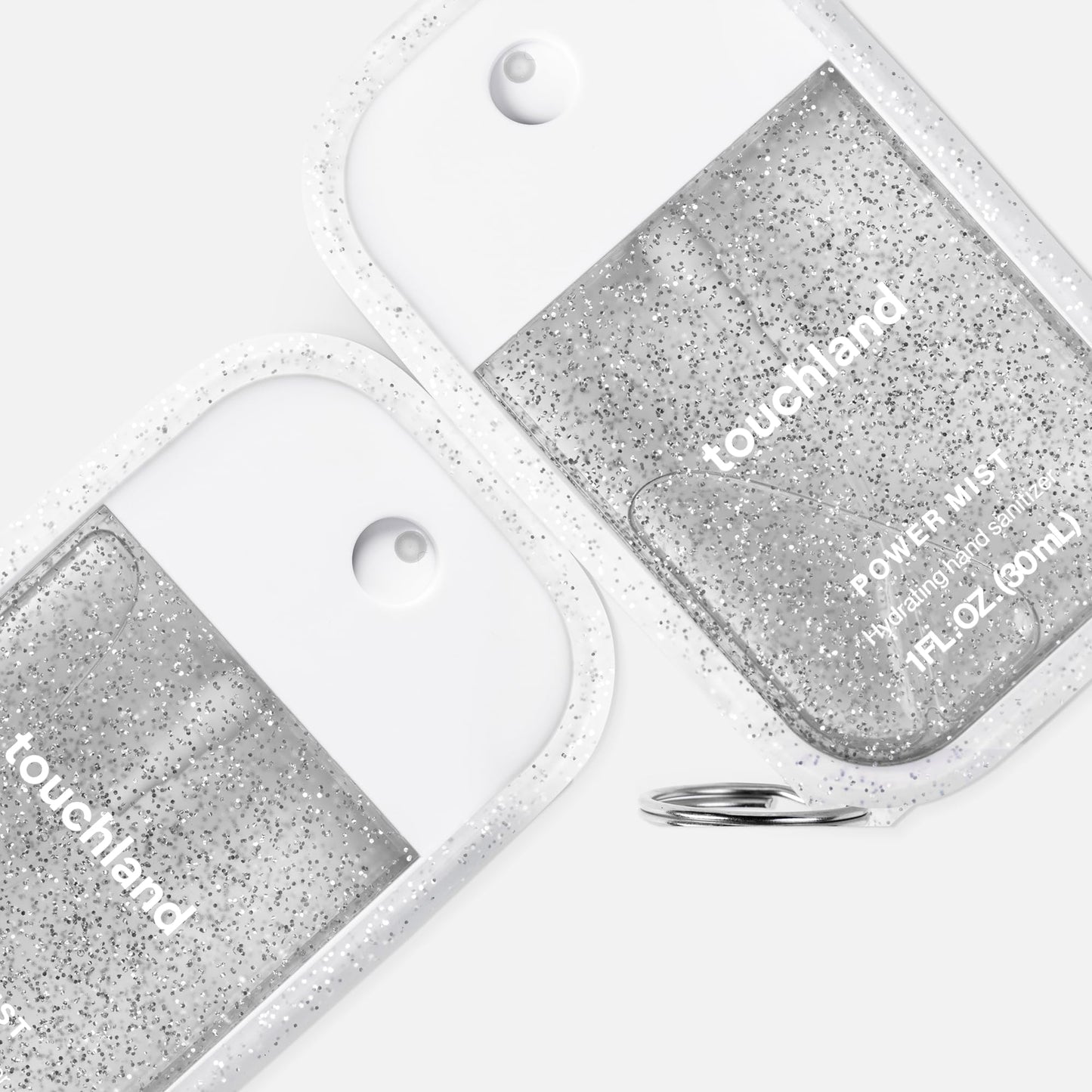 Touchland Special Edition Confetti Cake Mist + Frosted Sparkle Case Set, Scented & Stylish Hydrating Hand Sanitizer Spray Bundle, Travel Size, Dye Free, Amazon Exclusive