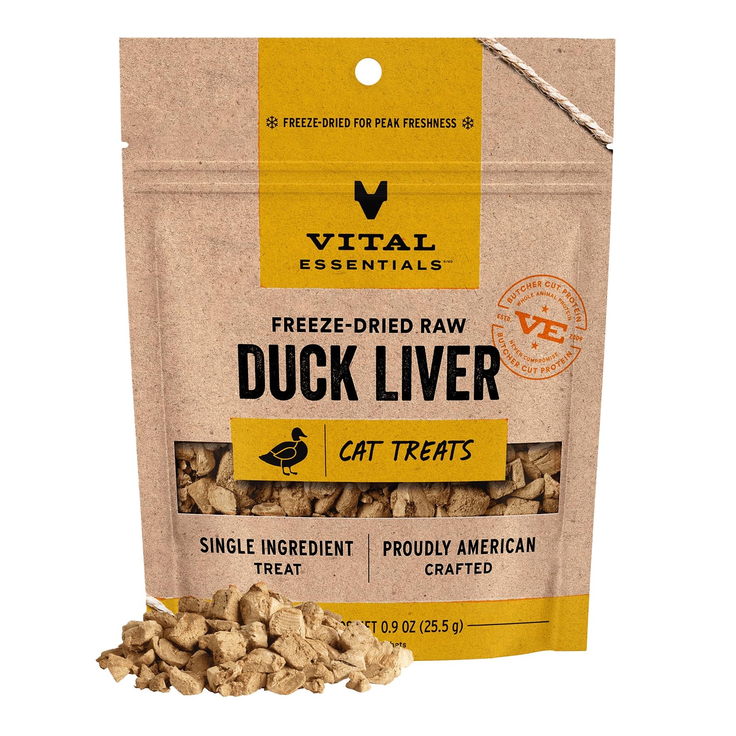 Vital Essentials Minnows Cat Treats, 0.5 oz | Freeze-Dried Raw | Single Ingredient | Grain Free, Gluten Free, Filler Free