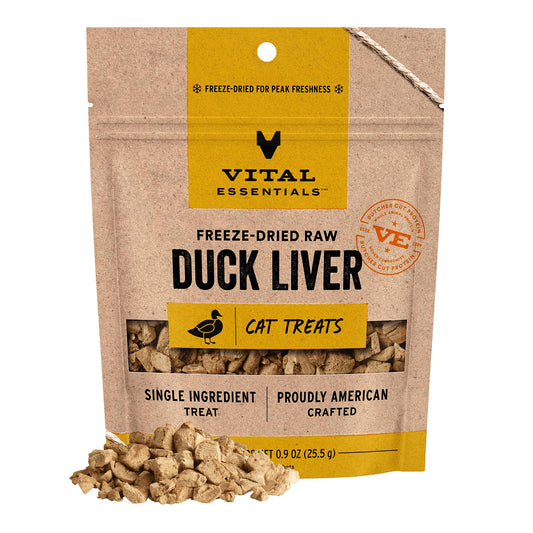 Vital Essentials Minnows Cat Treats, 0.5 oz | Freeze-Dried Raw | Single Ingredient | Grain Free, Gluten Free, Filler Free