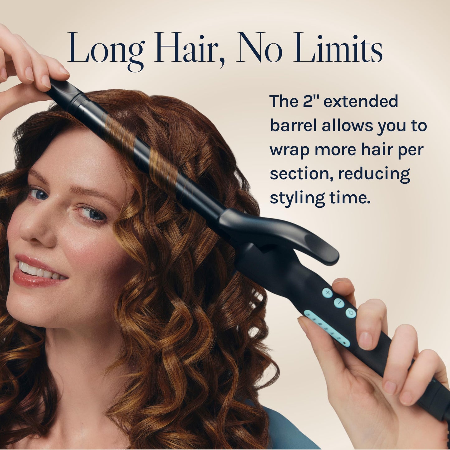 Bio Ionic Long Barrel Styler,Curling Iron with Moisture Heat Technology & NanoIonic MX, Verstatile Curling Wand